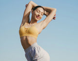 Woman in her twenties wearing comfortable athletic gear