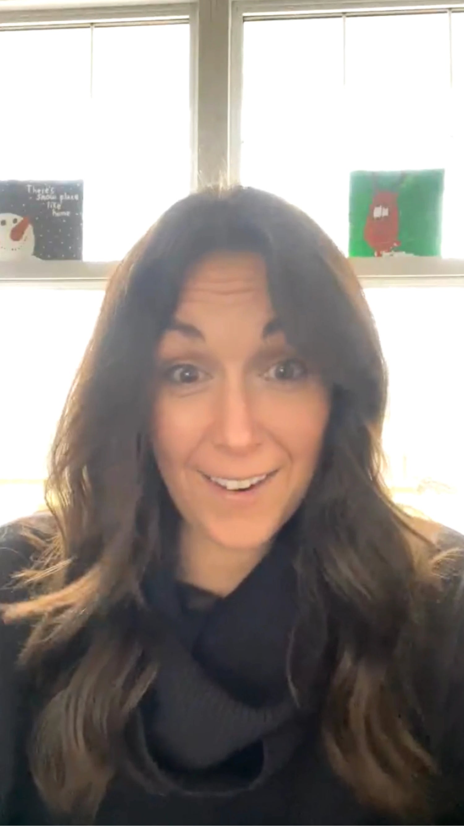 A video still of Amanda's testimonial video.