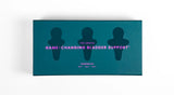 Closed Uresta box that reads "The Uresta. Game-changing bladder support. Starter Kit. Size 3. Size 4. Size 5.